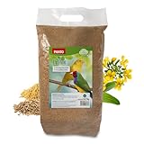PANTO Exotenfutter mit Pluramin, 12,5 kg - Ziervogelfutter für Finken und Anderen exotischen Vögeln, Vogelfutter ohne Nüsse
