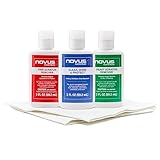 Kunststoffpolitur-Set von Novus, 1 und 2 x 59,20 ml, 4 Tücher