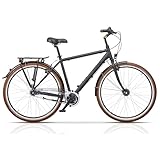 Airtracks 28 Zoll Herren City Fahrrad Bike Cityrad Creon CITERRA SL 3 Gent Shimano Nexus 7 Gang - Rahmenhöhen 52cm, 56cm und 60cm - Modelljahr 2025 (52cm (Körpergröße 165-175cm))