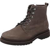 Palado Stiefeletten Herren Jerelareo – warm gefütterte Lederstiefeletten aus hochwertigem Echtleder – robuste, bequeme Boots für Herbst und Winter Grau UK8 - EU41