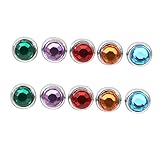 Sewroro 50 Stück Diamant zweibein nägel Papierbefestigungen für Bastelzwecke Befestigungselemente Pastell Brads Bricolage Bausatz Aufkleber Scrapbooking-Brads entzückende Brads Legierung