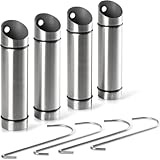 Stimo 4er SET Luftbefeuchter Heizung Wasserverdunster für Heizkörper Edelstahl (Edelstahl, 4x)