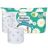 Regina Toilettenpapier mit Kamillenduft, fein und fest PZH-Hygienezertifikat (80 rollen)