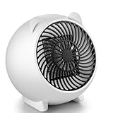 Mursche Heizlüfter Energiesparend Heizgeräte Elektrisch - 500W Heizung Leise PTC Keramik Heizstrahler Innenraum Oszillation Räume Heizofen Elektroheizer Überhitzungsschutz