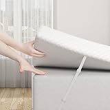 WOWTTRELAX Matratzen Topper 160x200cm, 7cm Matratzenauflage, Medium Fest Kaltschaum Topper mit atmungsaktiver Hülle | Hypoallergen, rutschfest & Waschbar | Druckentlastung bei Rückenschmerzen