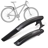 SUNFATT Fahrrad Schutzblech Set [24-29 Zoll],Abnehmbares Design | Bohrfreie Montage | Verstellbarer,Effektiver Schutz gegen Spritzwasser und Straßenschmutz
