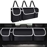 URAQT Faltbarer Auto Aufbewahrungstasche mit 4 Taschen...