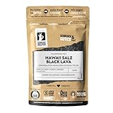 Bremer Gewürzhandel Hawaii Meersalz Black Lava, grob, schwarzes Salz aus Hawaii, Dekosalz, 100g