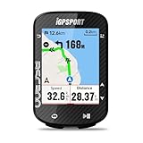 iGPSPORT Fahrradcomputer Kabellos BSC300, wasserdichte Farbbildschirm, Fahrradtacho, Bluetooth ANT+GPS 5.0 MAP-Navigation Zahlreichen Funktionen Tacho Fahrrad Navi Kabellos Zubehör (BSC300)