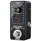 LEKATO Gitarren-Looper Effektpedalschlaufe, 9 Loops, Station mit USB-Kabel für E-Gitarre, Bassgitarre Loop Machine guitar Effect Pedal