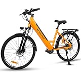 Molicycle R1 E-Bike City Elektrofahrrad für Damen und Herren, Heckmotor 42 Nm, 36V 14.5Ah Akku, Reichweite bis zu 110Km, Ebike mit App, 26 Zoll