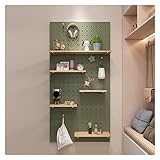 Stecktafel-Wand-Organizer-Paneele, Wandmontage-Display-Stecktafel-Set, Schlafzimmer, Arbeitszimmer, Büro, Badezimmer, Wand-Display-Aufbewahrung, modulares Kombinationsregal (Farbe: