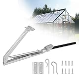 Automatischer Fensteröffner für Gewächshaus, thermisch gesteuertes Belüftungssystem (15-30 °C), max. Belastung 7 kg, Öffnung 45 cm, einfache Installation ohne Strom