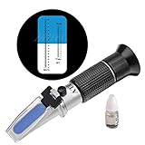 HHTEC Imker Refraktometer Honig 58-90% Brix 10-32% Wasser...