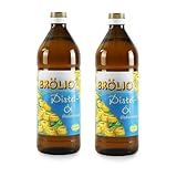 Brölio - Distelöl, 2 x 0,75 Liter Glasflasche, reich an...