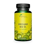 BIO Oregano Öl | PREMIUM: 90mg Carvacrol | mit 2,75% Thymol | 129 mg reines Oregano Öl Bio pro Kapsel | Laborgeprüft | Vegan und ohne Zusatzstoffe | Deutsche Produktion von Vegavero®
