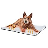 PiuPet® Selbstheizende Decke Hund I 90x60cm I Hunde Thermodecke I Beheizbare Hundedecke I Selbstwärmende Hundedecke I Heizdecke Hund ohne Strom I Hunde Wärmematte