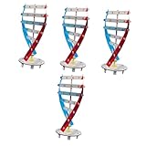 TOYANDONA 4 Sätze Genmodell Kinder lernspielzeug Science Toys DNA-Modell Spielzeuge Werkzeug DIY Doppelhelix-Modell wissenschaftliches Spielzeug hölzern Lehrmittel Instrument Suite Holz