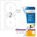 HERMA 8624 CD DVD Etiketten inkl. Zentrierhilfe blickdicht,...