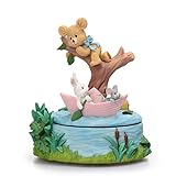 TOMYEUS Spieluhr für Weihnachtsbeleuchtung Cute Bear Theme Music Box, (Chihiros Tune), Bär auf dem Baum Spieldosen, Beste Geburtstags-Geschenk for Kinder/Mädchen/Kinder personalisierte Musikbox