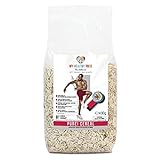 PURE! CEREAL Kernig – gesunde Flocken aus Steinzeit-Gerste mit extra viel Protein und löslichen Ballaststoffen (Beta-Glucan), der Fitmacher – 400g