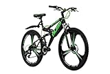 KS Cycling Mountainbike Fully 26'' Bliss schwarz-grün RH 47 cm
