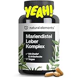 Mariendistel Leber Komplex - 120 Kapseln - mit Mariendistel, Cholin, Artischockenextrakt, Curcuma & Zink - Leberkur Hochdosiert, vegan, laborgeprüft und in Deutschland produziert