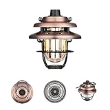 OLIGHT Olantern Classic Mini LED Campinglampe Stufenlos Dimmbar,Retro Camping Laterne mit 300LM Dualer Lichtquelle,Campinglicht Aufladbar Tragbar für Camping,Zelt,Notfall,Dekoration（Vintage)