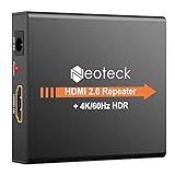 Neoteck 2.0 HDMI Repeater 60M HDMI Verstärker 4K 2160P 3D HDMI 2.0 Extender Booster Adapter Mini Größe Metall Shell für PC DVD Sky HD Box PS3 PS4 Satellite Box und mehr Geräte