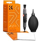 K&F Concept® Objektiv Reinigungsset 3er Foto Reinigungsset für DSLR Kamera Objektive Filter Handys mit Lenspen Reinigungspinsel Blasebalg Mikrofasertuch
