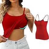 Kobilee Gym Top Damen: Atmungsaktiv Crop Tank Top mit Integriertem BH Weiß Schwarz Fitness Unterhemden Locker Sommer Oberteile Basic Yoga Shirt Ärmellos Sporttop for Yoga Jogging Laufen Workout