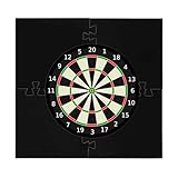 Geonoy Dart Surround Dart Wandschutz, Dartscheibe Schutzring, Dartboard Surround Durable Lightweight Eva Jigsaw Ring, Multifunktionale Schützende Spleißringe Für Dartspiele