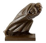 Der Flüchtling (1920) - Ernst Barlach Skulptur Kaufen - Deutscher Expressionismus - Bronzefigur - Wohndeko - Kunst Figur