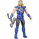 Hasbro Marvel Avengers Titan Hero Serie Thor, 30 cm große Figur zu Thor: Love and Thunder, für Kinder ab 4 Jahren, Multi (F4135)