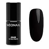 NEONAIL UV Nagellack 7,2 ml Schwarz Pure Black NEONAIL Farben UV Lack Gel Nägel Nageldesign Shellack