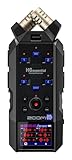 ZOOM H6essential Handy Recorder – Tragbarer 32-Bit-Float Audiorecorder mit 6-Spur-Aufnahme – Ideal für Podcasts, Musikaufnahmen, Filmton – Schwarz