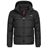 Höhenhorn Bristen Herren Daunen Winter Jacke Schwarz Gr. L