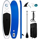 FunWater Aufblasbares Stand Up Paddle Board Multifunktionale Paddelboards mit Flossen, Sicherheitsleine, Handpumpe,Paddel, Sup-Rucksack, für Erwachsene und Jugendliche Aller Könnensstufen