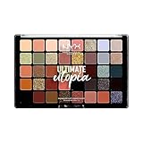 NYX Professional Makeup Lidschattenpalette, Ultimate Shadow Palette, Gepresster Puder Lidschatten, 40 Farbtöne, Matt, Satiniert, Metallic, Farbton: Ultimate Utopia