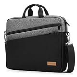 bagasin Laptoptasche Laptop Aktentasche Passt bis zu 17 17,3 Zoll Laptop Erweiterbare Wasserdichte Schultertasche Umhängetasche Tragetasche Notebooktasche PC Computer Tasche