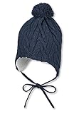 Sterntaler Unisex Baby Strickmütze Strickm tze, Blau (Marine), 53 EU