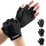 Fitgriff® Trainingshandschuhe für Damen und Herren - Fitness Handschuhe für Krafttraining, Kraftsport, Training, Gym, Workout, Lifting Gloves (Black, 6)