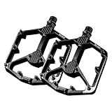 Fahrradpedale, Aluminiumlegierung, Fahrradpedal, Konstruktion, rutschfestes Schnellverschluss-Design, kompakter Fahrradfußgriff, Ersatz-Fahrradteile für Männer, Frauen und Jugendfahrer