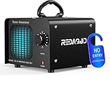 Ozongenerator 48000mg/h Ozongerät, Redagod Ozonisator Industrieller mit 120 Min Timer O3 Ozon Luftreiniger bis zu 300㎡ Geruchsneutralisierer für Auto Hotel Küchen Garage Wohnung Eisen