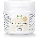 NaturaForte Colostrum Pulver 250g - Natürliches Kuh Kolostrum Pulver, Biestmilch, Erstmilch schonend entfettet, Milchpulver mit Immunglobuline G