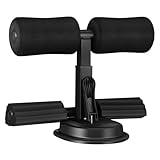Abaodam Hilfsmittel für die Bauchfitness Saug-Sitzstange Sit-up-Assistent Sit-Up-Trainingsgeräte Saugnapf aufsetzen AB Cruncher sitzen auf Aufstehhilfe Aufsetzhilfe natürliches Gummi Black