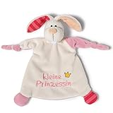 NICI Schmusetuch Hase ‚Kleine Prinzessin´ 25x25 cm – ab 0+ Monaten – 40042