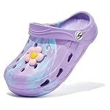 HOBIBEAR Unisex Kinder Classic Clogs Gartenschuhe Mädchen Jungen rutschfeste atmungsaktive Strand Sandalen