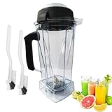 Ersatz für Vitamix Mixer-Krug 1,8 l, Ersatz für Vitamix 5200, 5000, 6500, 7500, Pro500, 750, Vita-Prep VM0101, VM0102, VM0103, VM0197, E310. 320 Ass. y172 Behälterbecher mit 2 Reinigungsbürsten