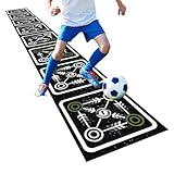jamgeery Fussball Trainingszubehör, 3.6m Koordinationsleite Trainingsleiter Fußball Trainingsmatte Trainingsgerät Für Fußball Tennis Boxen Basketball